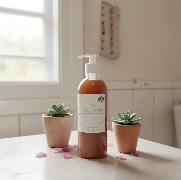 Shampoo Premium Elixir Solar - Manzanilla Concentrada & Ricino - 500ml