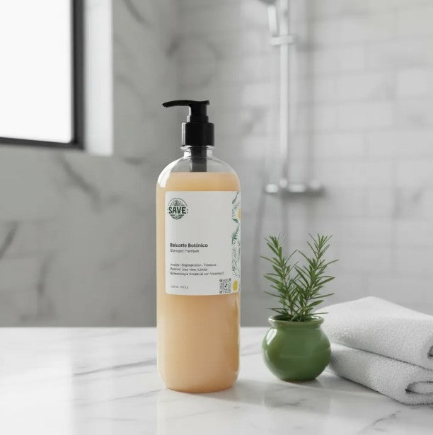 Shampoo Premium Baluarte Botánico - Romero, Sábila - 1L