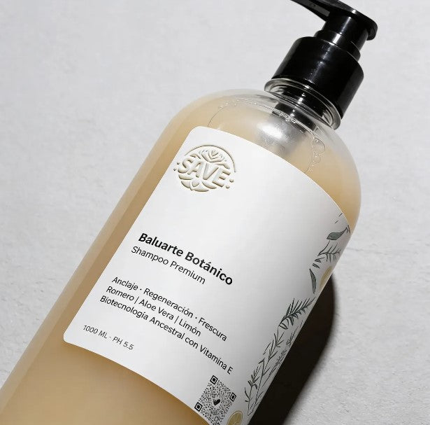 Shampoo Premium Baluarte Botánico - Romero, Sábila - 1L